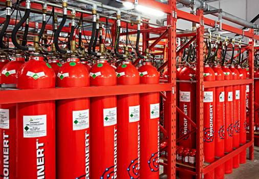 Fire fighting pipe installation