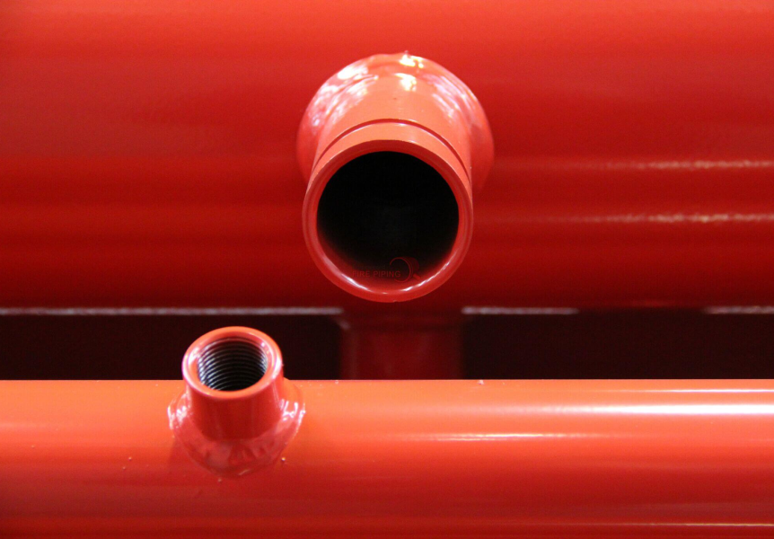 Fire fighting pipe installation